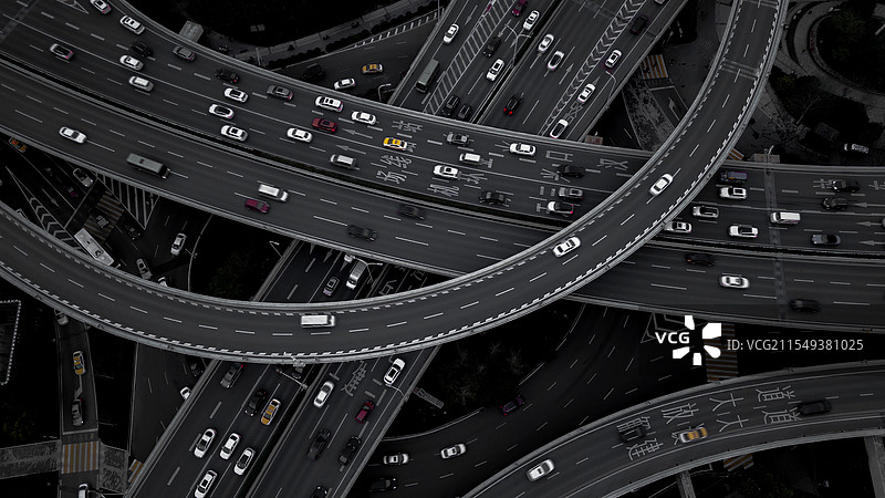 弯曲的立交桥图片素材