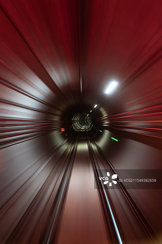 上海无人驾驶地铁图片素材