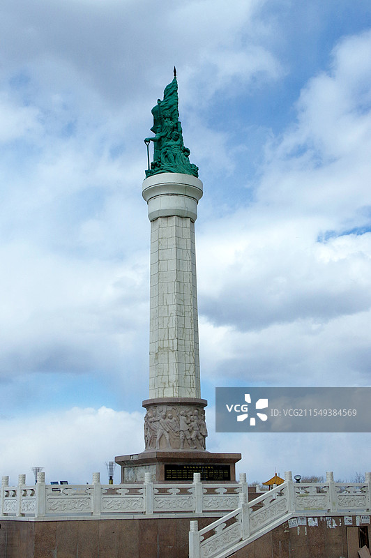 依兰县防洪纪念塔图片素材