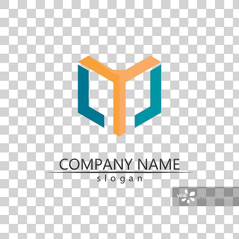 字母T的标志字体设计与图标图片素材