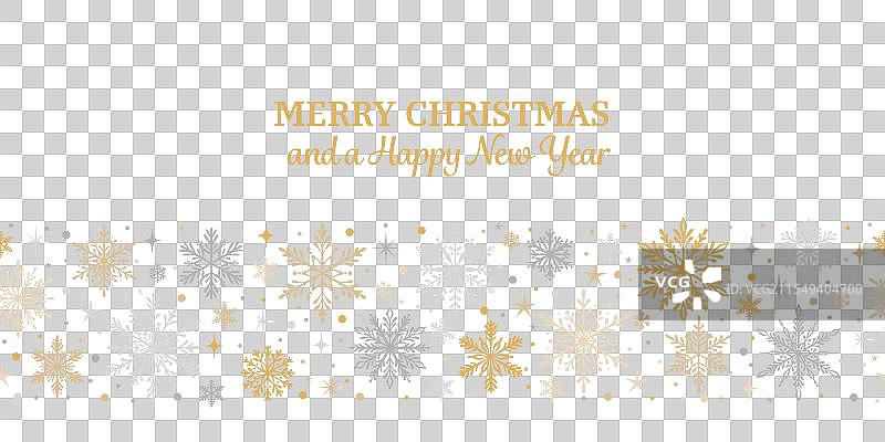 优雅的圣诞快乐贺卡概念图片素材