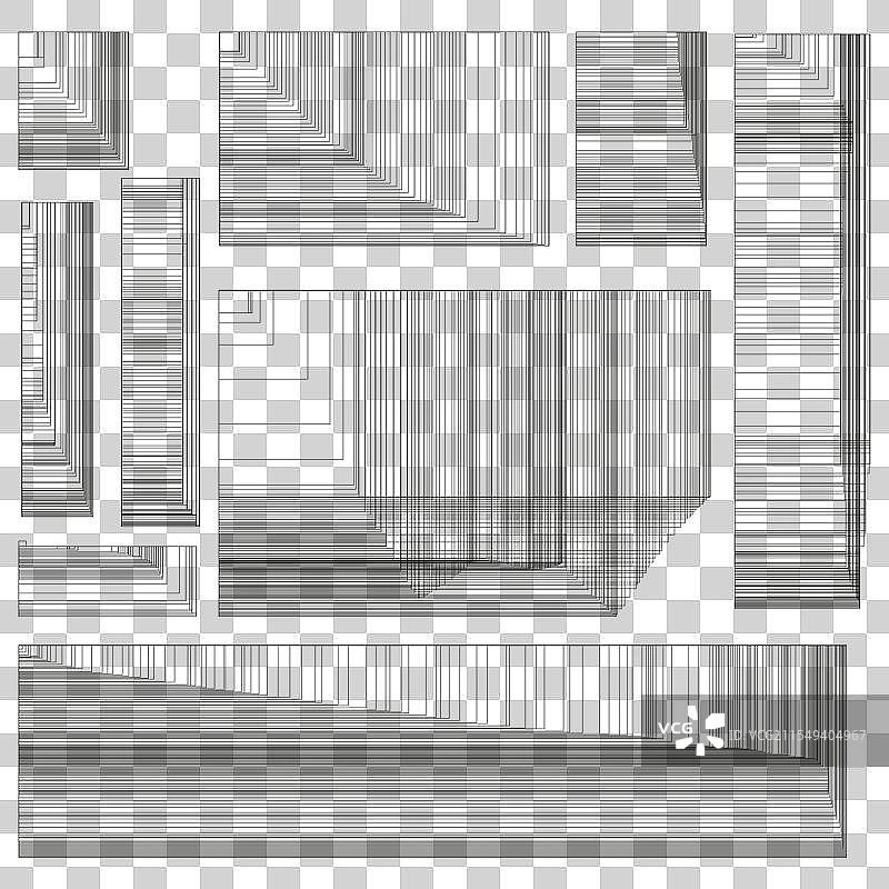 抽象线条图案几何条纹垂直排列图片素材