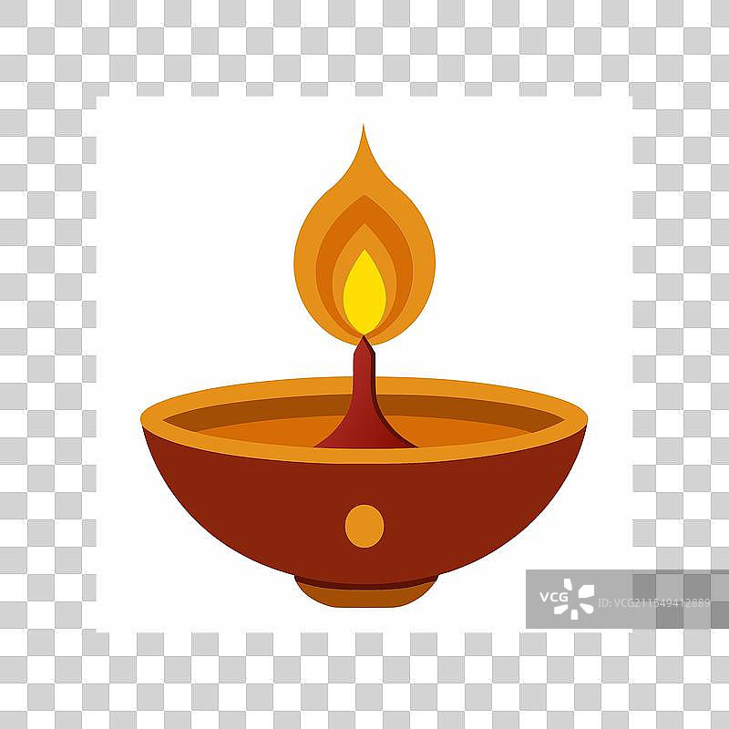 白色背景上的木质排灯图片素材