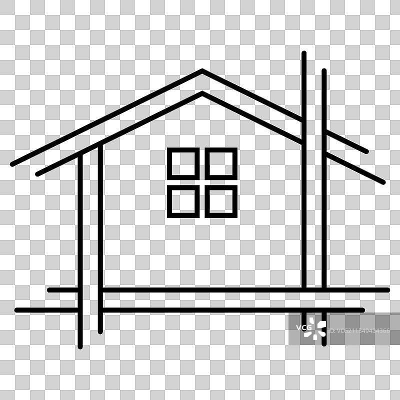 现代建筑设计工作室图标艺术图片素材