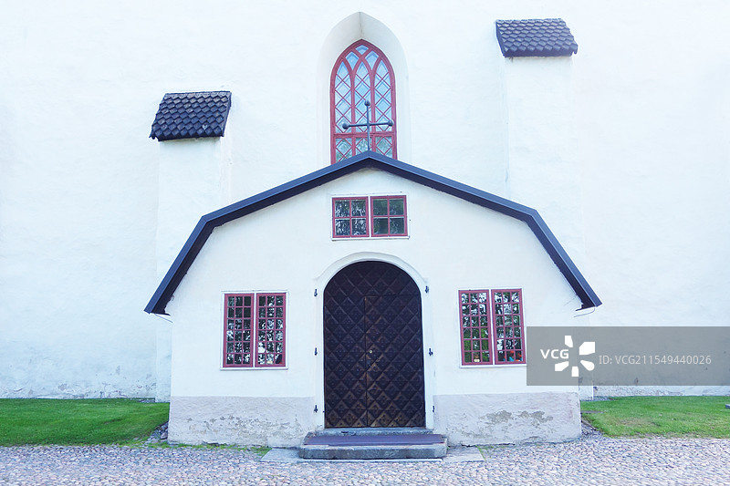 北欧国家芬兰的中世纪古镇：波尔沃图片素材