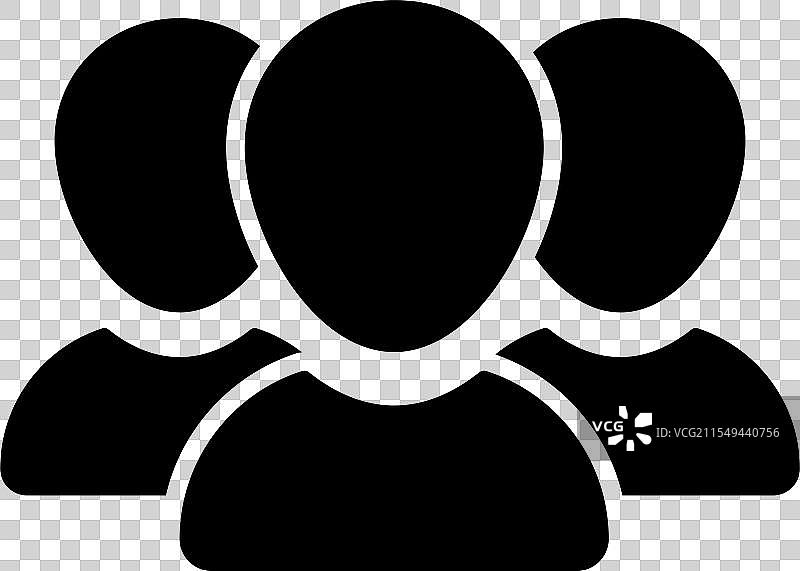 一组人图标扁平设计图片素材