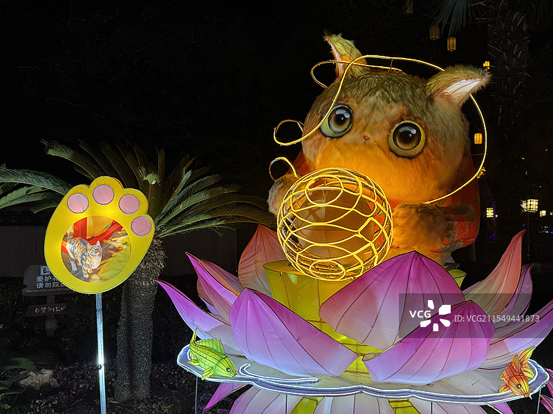 第39届中国秦淮灯会 白鹭洲公园灯会 上元灯彩图 南京秦淮灯会图片素材