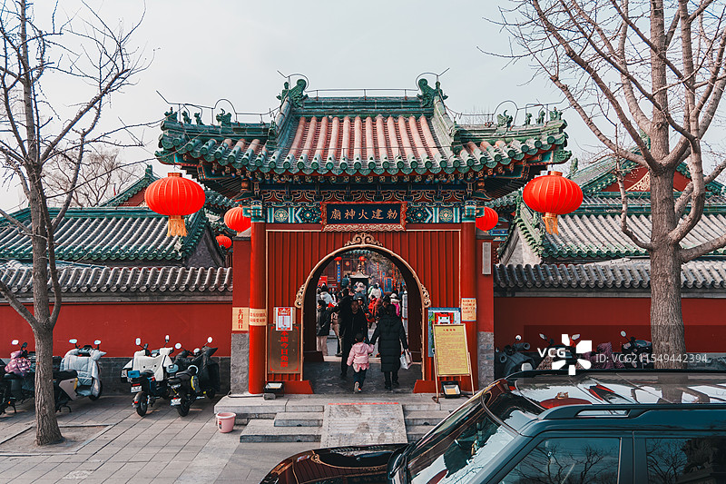 北京什刹海冬天图片素材