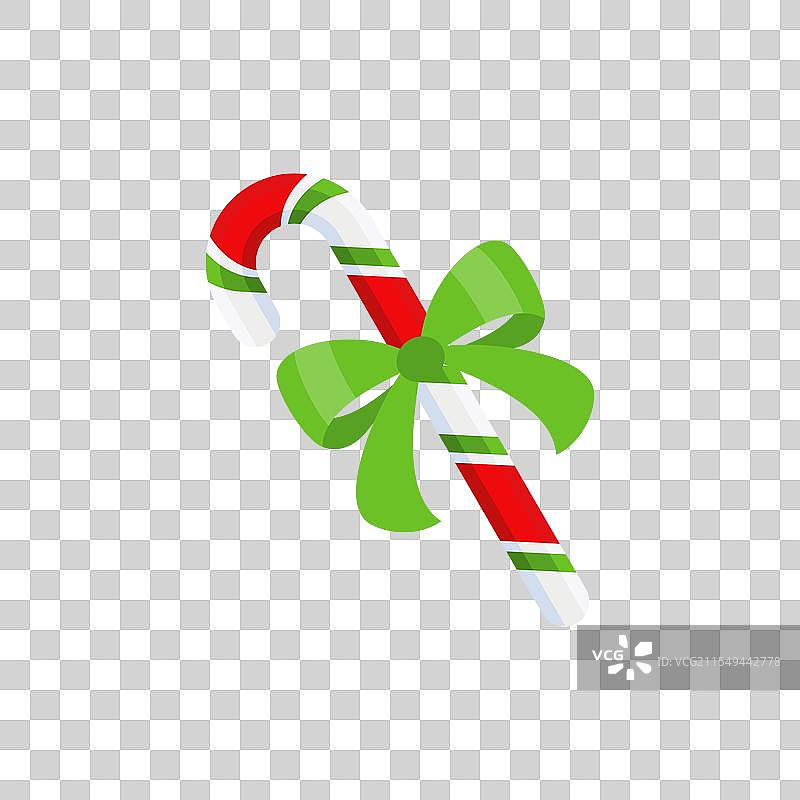 圣诞糖果手杖门装饰元素图片素材