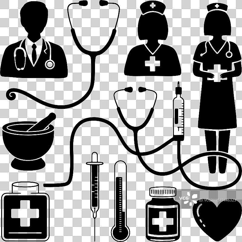 专业医疗图标包图片素材