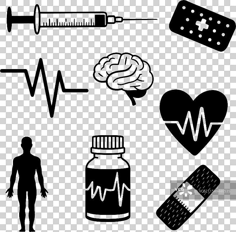 基本医疗工具图标图片素材