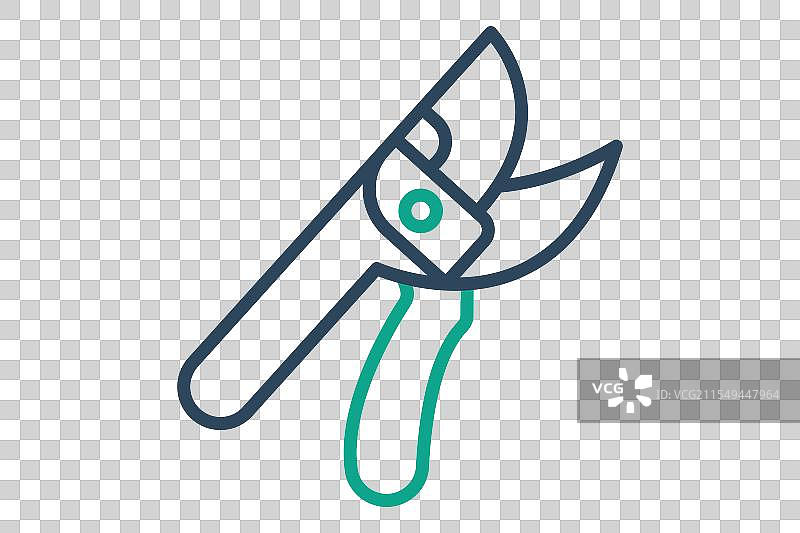 剪刀图标 线条图标 风格图标 相关于图片素材