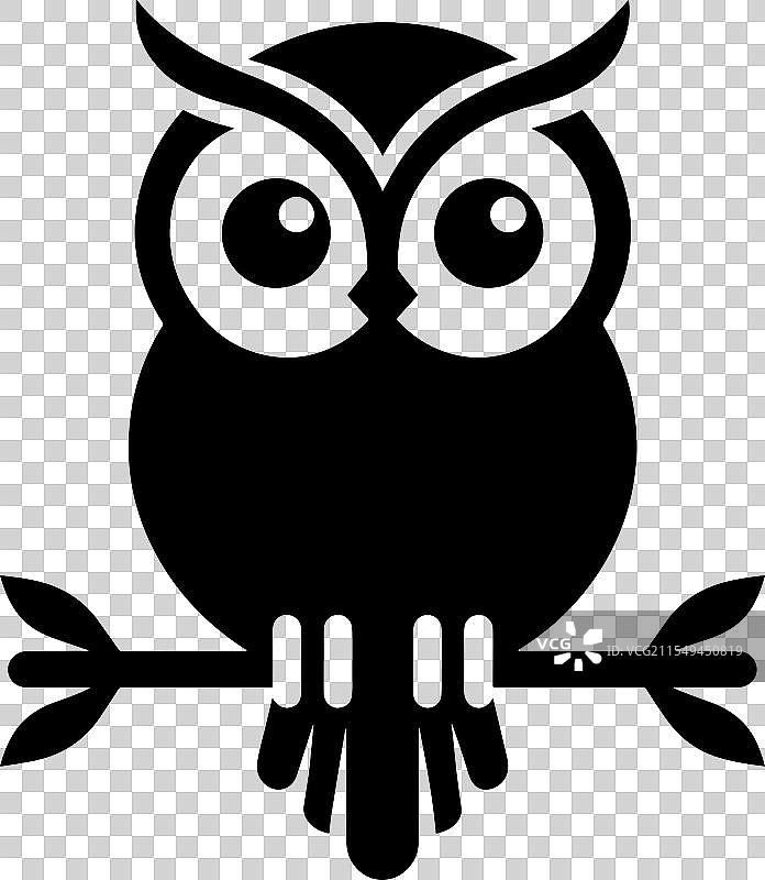 猫头鹰图标艺术设计图片素材