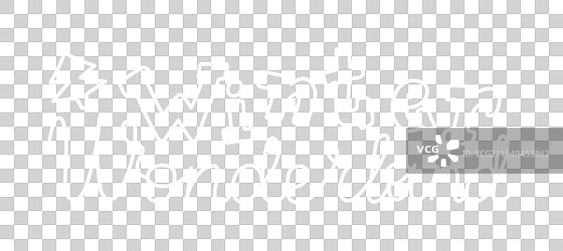 冬季仙境设计，充满趣味性图片素材