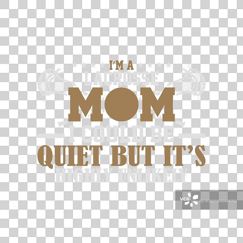 我是一个曲棍球妈妈，我可以保持安静，但这很重要。图片素材