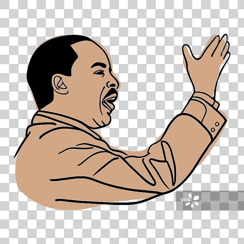 手绘线条的历史人物肖像图片素材