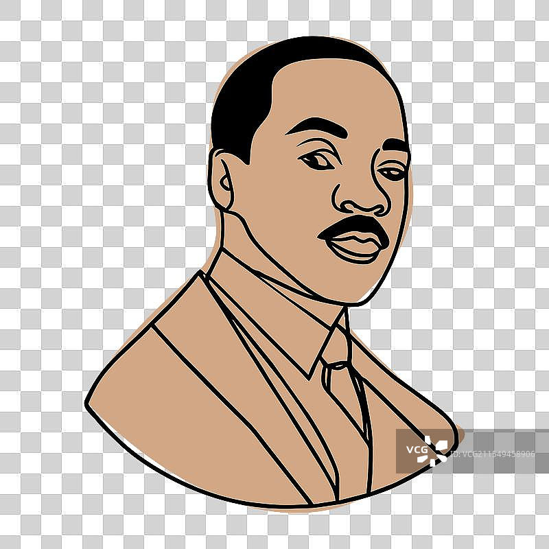 手绘线条风格的历史人物肖像图片素材