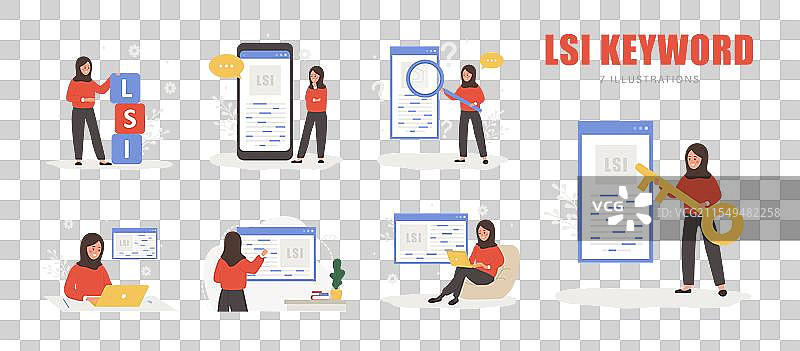 潜在语义索引关键词短语图片素材