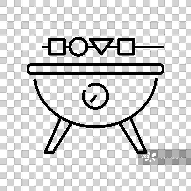 烧烤工具 生日快乐 图标图片素材