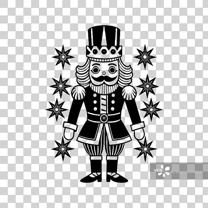 经典圣诞胡桃夹子图片素材