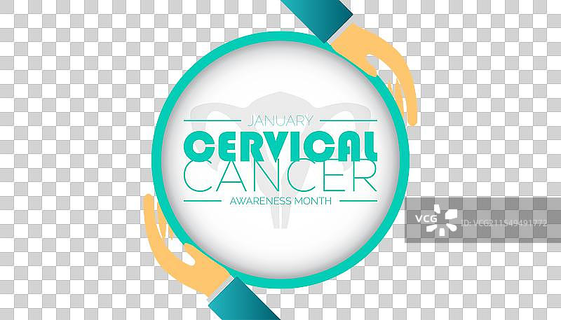宫颈癌意识月图片素材