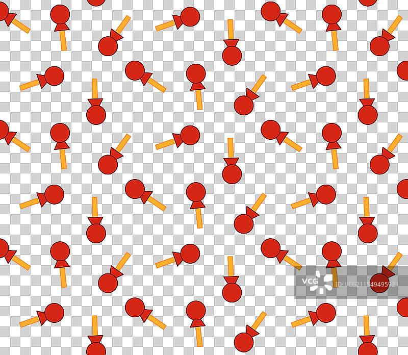 手绘中国鼓无缝图案图形图片素材