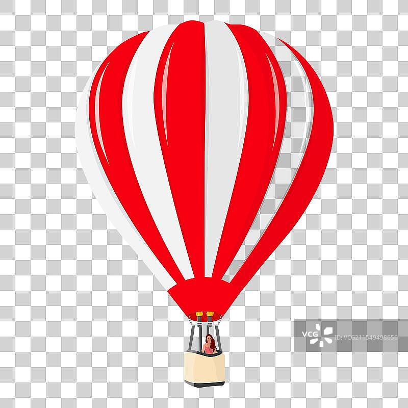 热气球与乘客图片素材