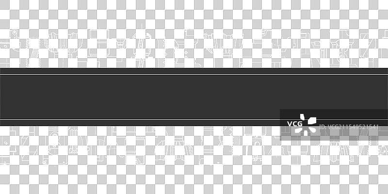 黑色背景上的机械工程图纸图片素材