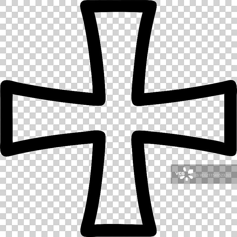 圣十字图标图片素材