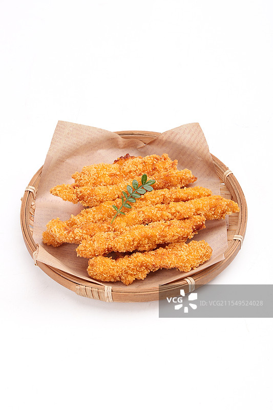 炸鸡柳图片素材