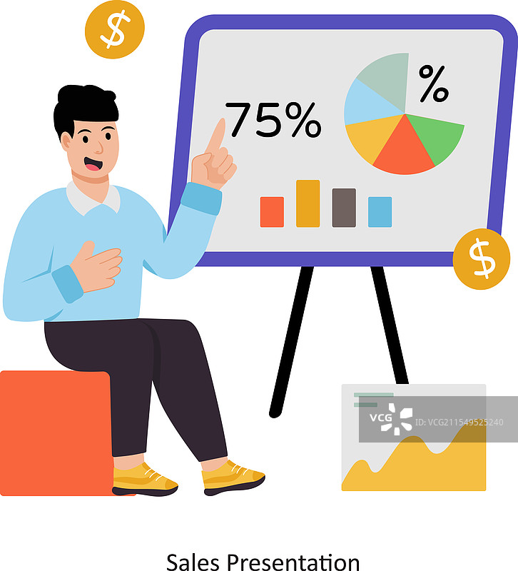 销售演示 EPS 10 文件图片素材