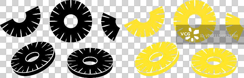 菠萝圈图片素材