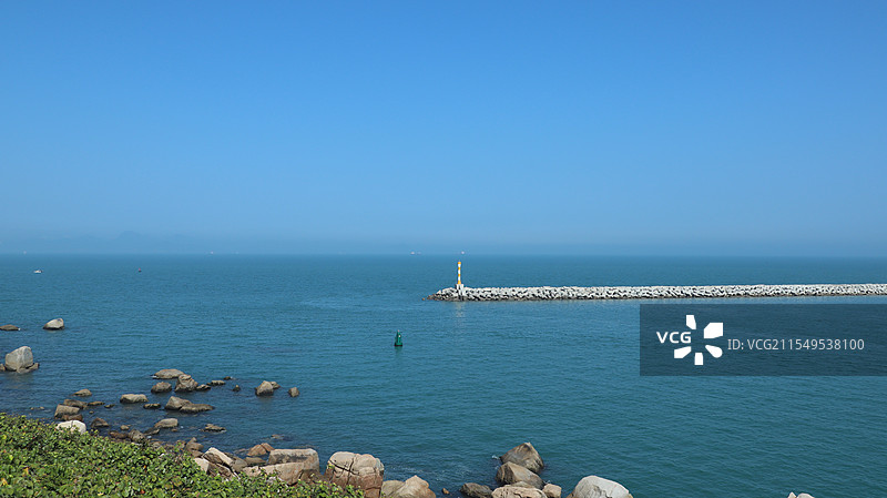 珠海东澳岛景色蓝天碧海图片素材