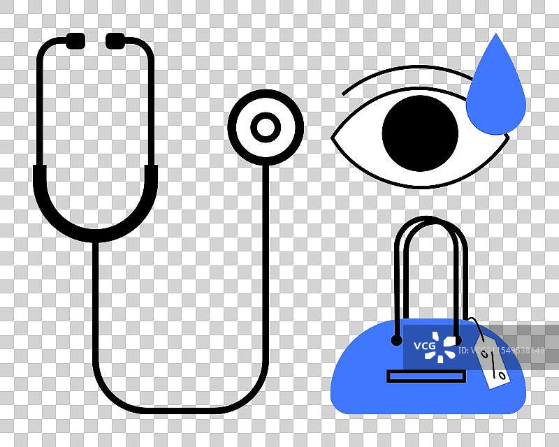 医疗可及性与情感健康图片素材