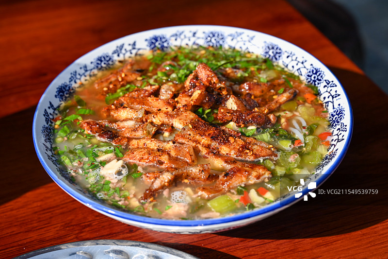 巍山火烧肉米线图片素材