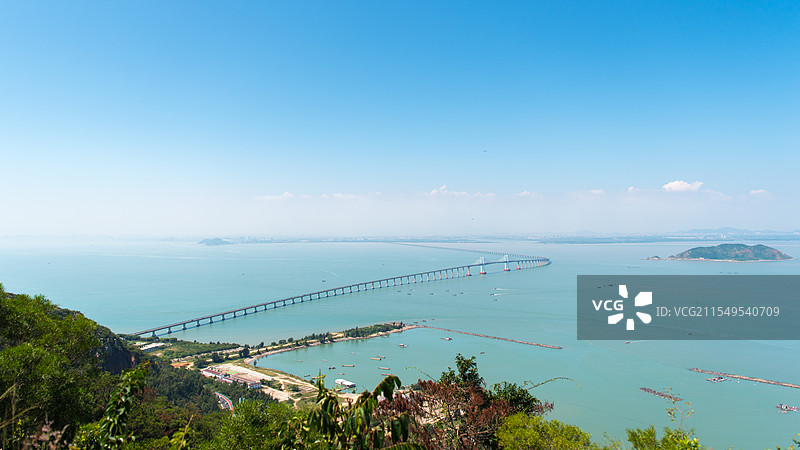 南澳岛视角：南澳大桥的壮美图片素材