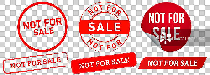 不出售 促销 被拒绝 不销售图片素材