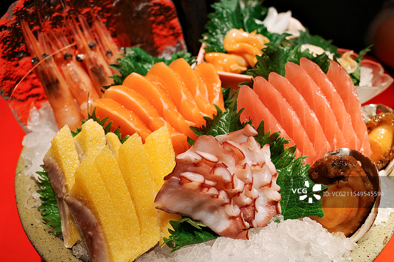 日本料理：刺身拼盘图片素材