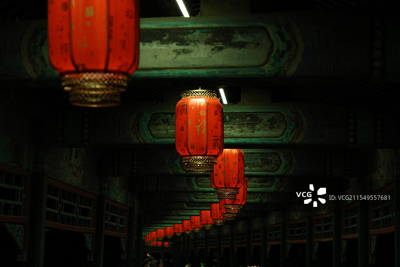 颐和园长廊图片素材