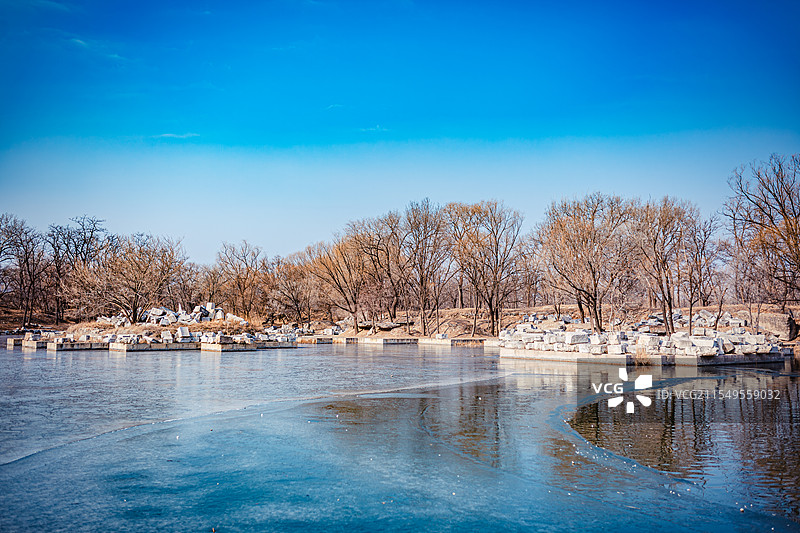 北京圆明园方壶胜境遗址图片素材
