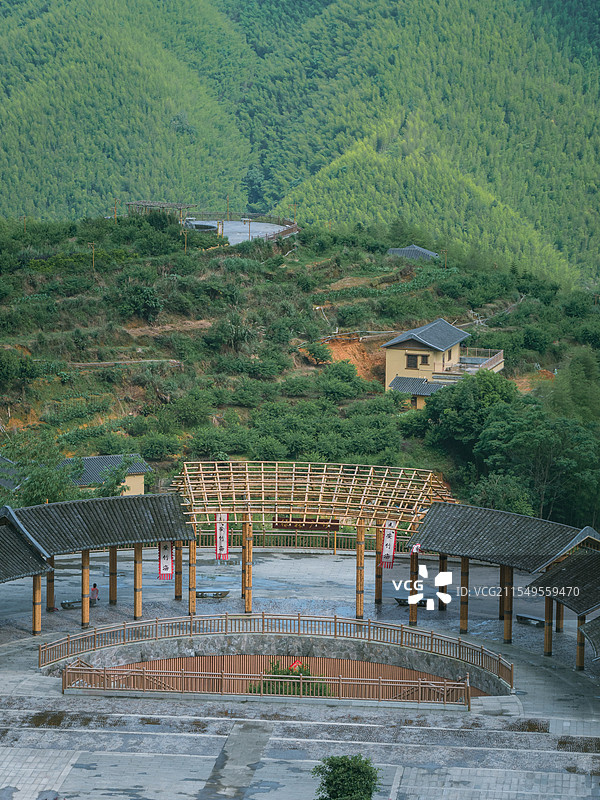信宜平塘镇马安村竹海广场图片素材