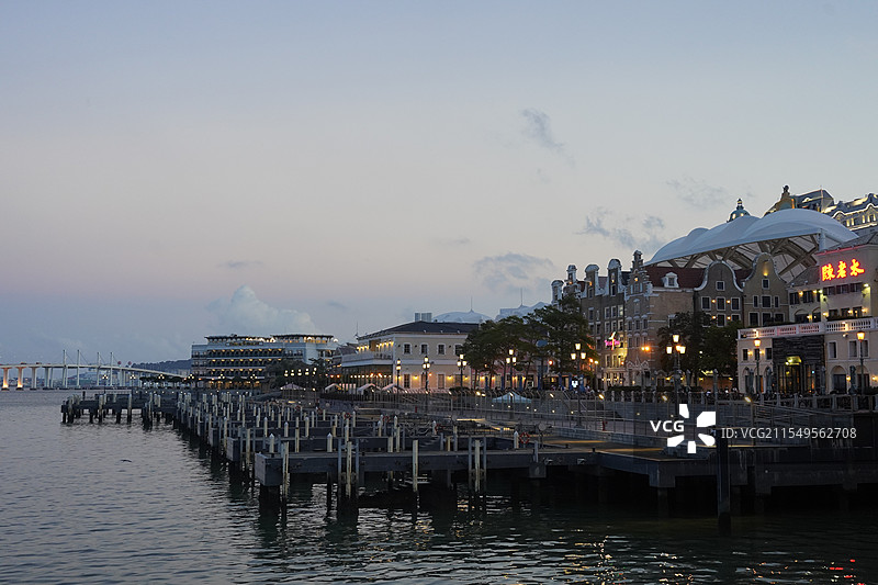 澳门渔人码头图片素材