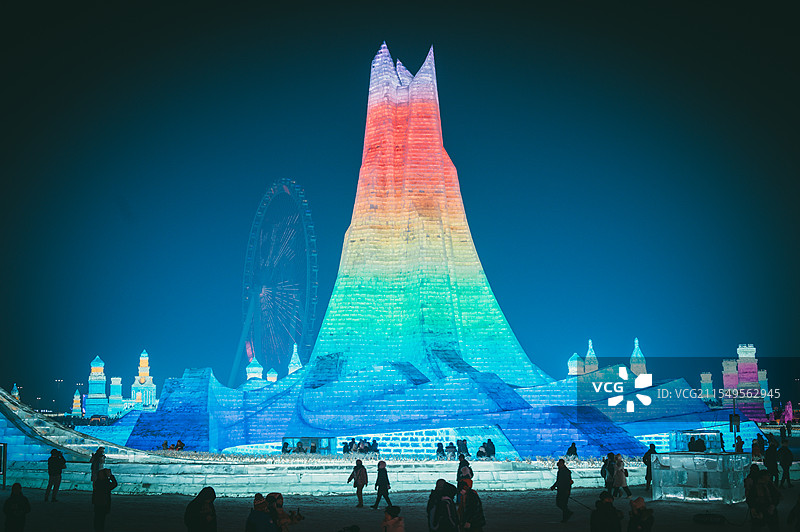 哈尔滨冰雪大世界图片素材