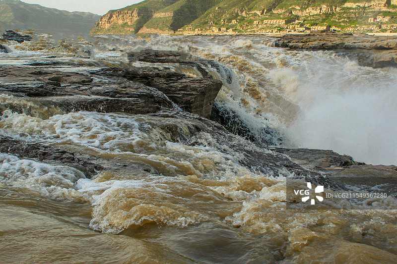 陕西省延安市宜川县壶口瀑布图片素材
