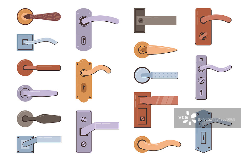 家居门和室内设计元素的工具图片素材