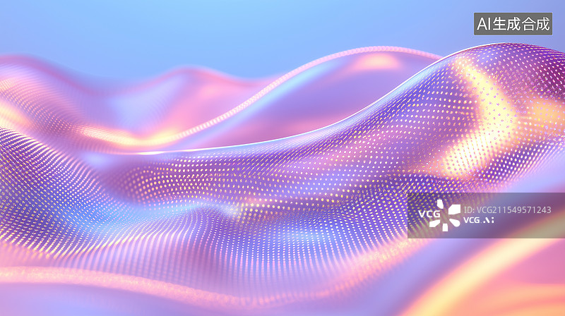【AI数字艺术】炫彩织物网眼背景纹理图片素材