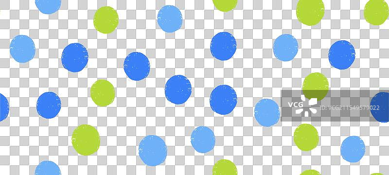 不规则蜡笔点的无缝图案图片素材