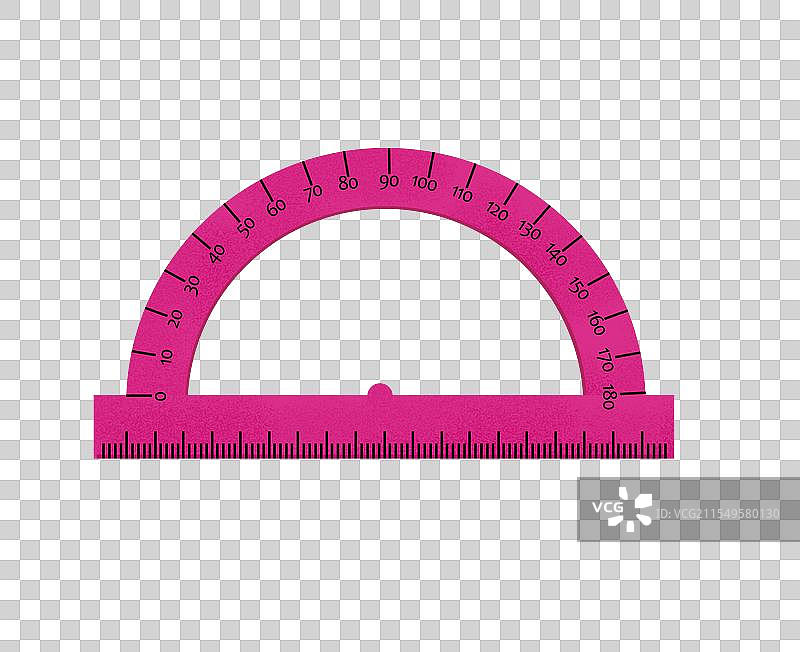 量角器角度尺子学习文具图片素材