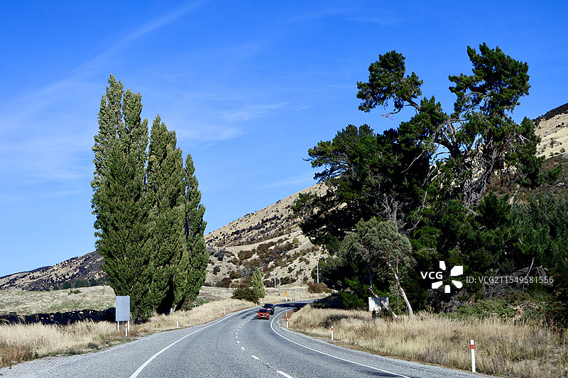 新西兰南岛自驾公路风景大片图片素材
