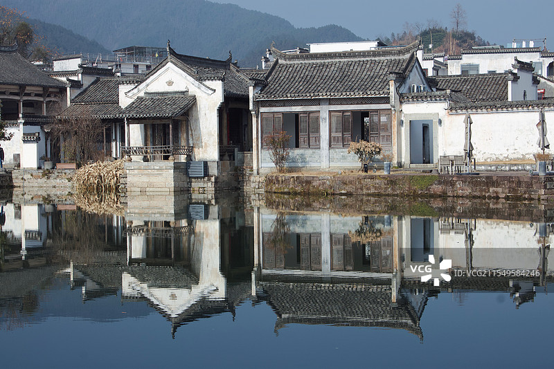 呈坎村-徽派建筑图片素材